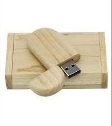 Corporate Wooden Pendrive-Natural And Elegant